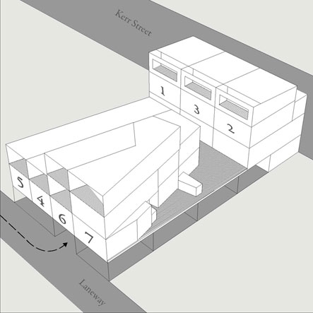 Overall diagram of 32 Kerr Street building