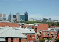 City views from rear of building